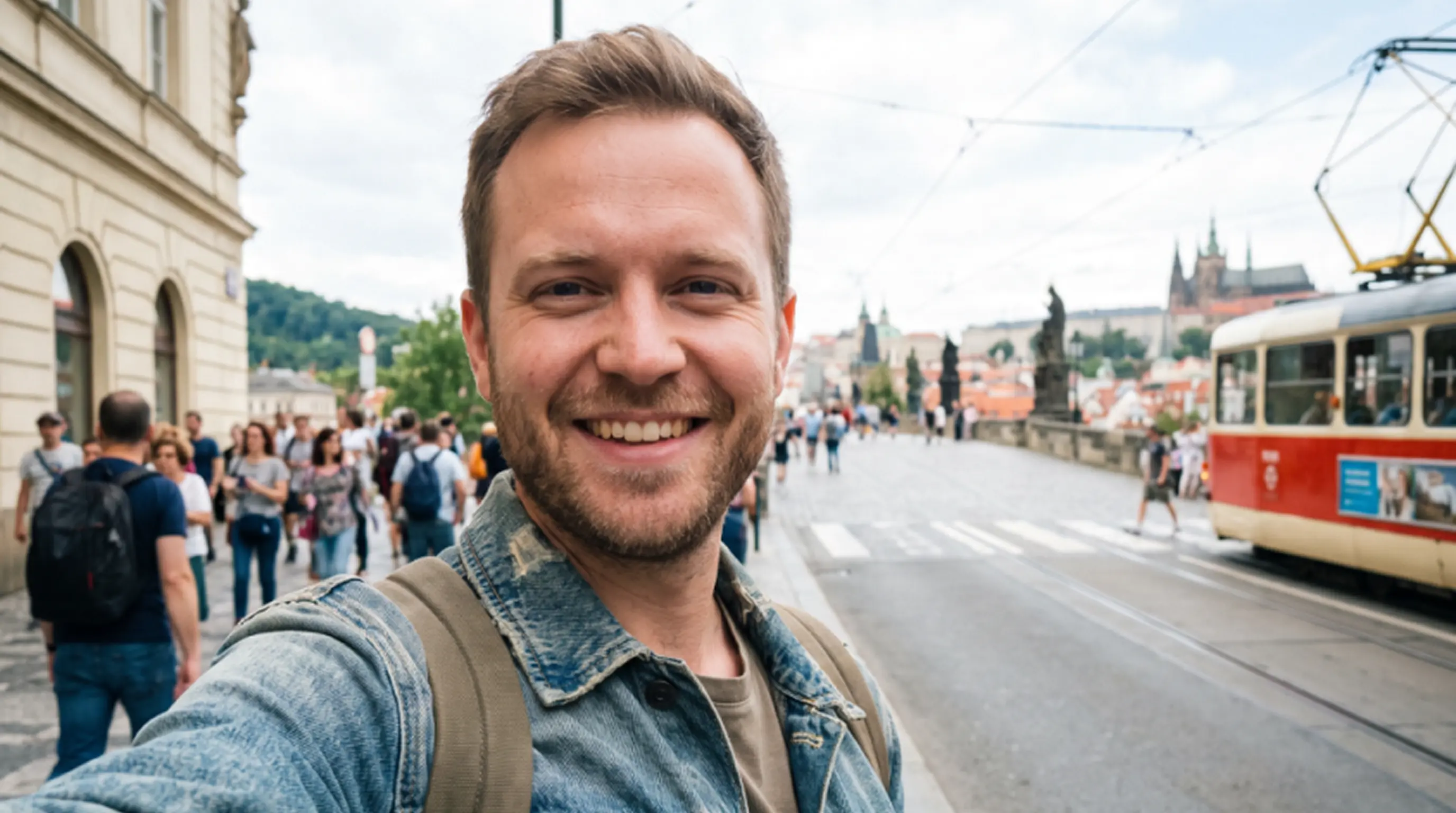 Jan Novotný, asistent kameramana Seznam Zprávy.